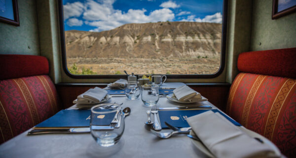 Dining Service aboard the Rocky Mountaineer