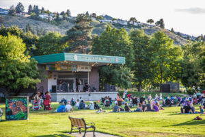 Live music at outdoor concert in Kamloops, Canada