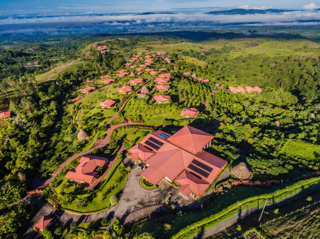 Drone view of Hacienda Alta-Gracia